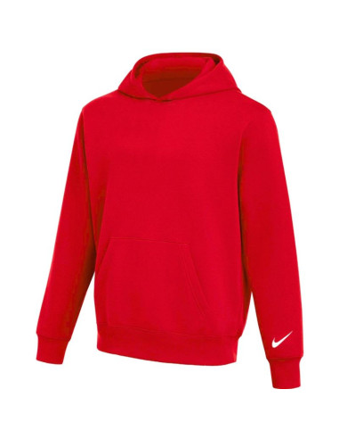 Bluza dla dzieci nike park 26 fleece hoodie czerwona io9048 657 l