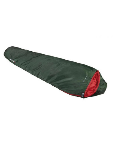 High peak lite pak 1200 śpiwór typu mumia poliester zielony, czerwony