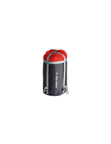 High peak lite pak 1200 śpiwór typu mumia poliester zielony, czerwony