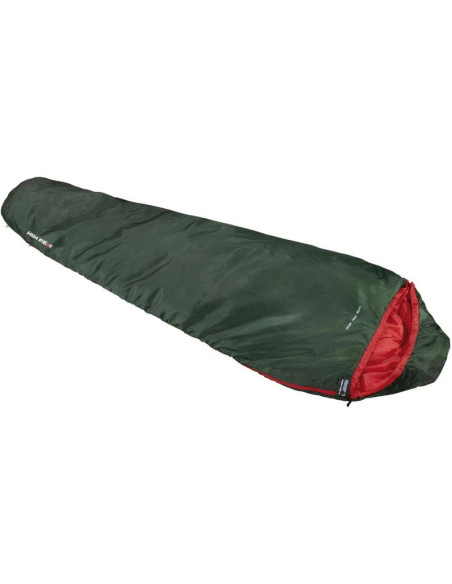 High peak lite pak 1200 śpiwór typu mumia poliester zielony, czerwony