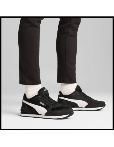 St runner v4 mesh puma black-puma white- (39966601)