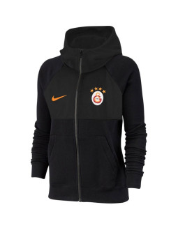 Bluza dla dzieci nike sportswear full-zip hoodie czarna da1686 010 l