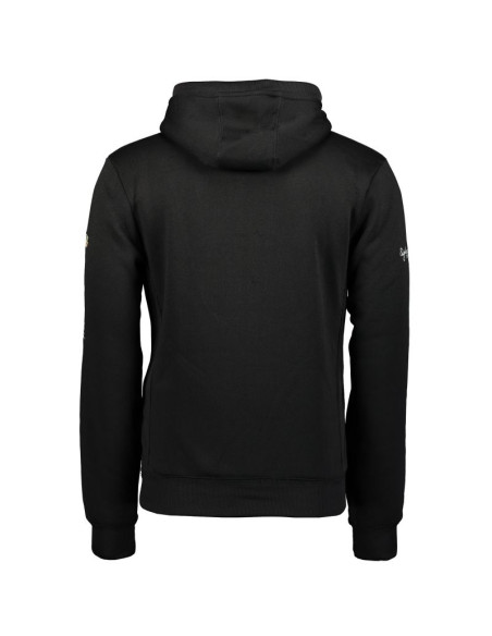 Bluza sportowa męska geographical norway gymclass black db men 100 z kapturem czarna (wu4185h-gn-black)