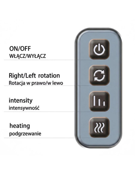 Media-tech masażer do stóp z funkcją grzania warming feet massager mt6541