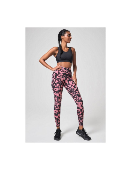 Legginsy casall essential tights printed różowy