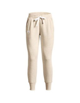 Spodnie damskie under armour rival fleece kremowe 1356416 783 xl