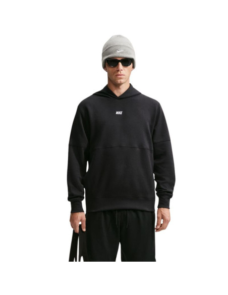 Bluza męska nike club varsity hoodie czarna io1383 010