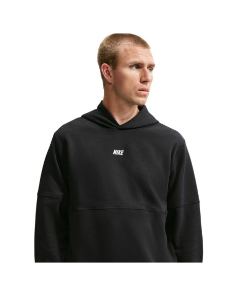 Bluza męska nike club varsity hoodie czarna io1383 010