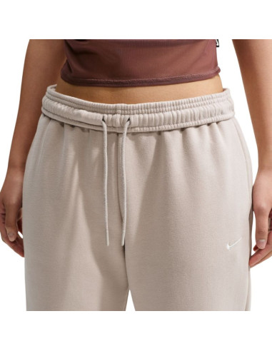 Spodnie damskie nike studio fleece kremowe im8076 236