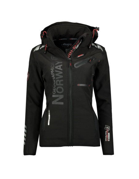 Kurtka outdoorowa damska geographgical norway reine s-2xl lady 068 czarna (ww4717f/gn/black / black)