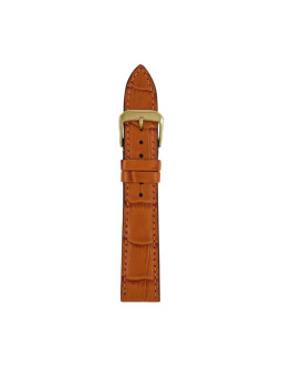 Pasek skórzany zeppelin brązowy, 18 mm
