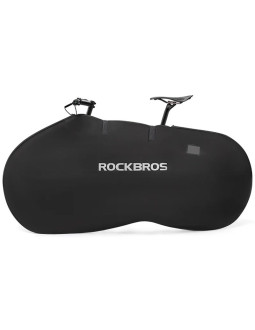 Pokrowiec elastyczny rockbros d002 torba transportowa na rowery szosowe i górskie 26" - czarny 2