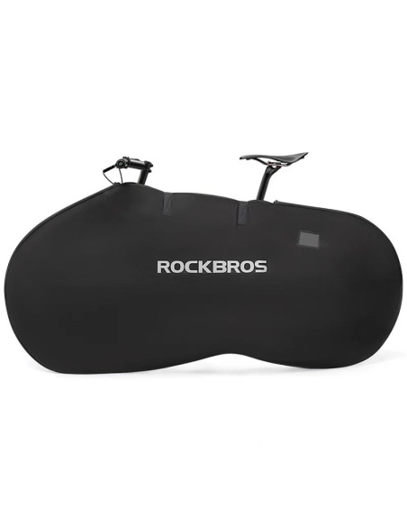 Pokrowiec elastyczny rockbros d002 torba transportowa na rowery szosowe i górskie 26" - czarny
