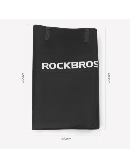 Pokrowiec elastyczny rockbros d002 torba transportowa na rowery szosowe i górskie 26" - czarny