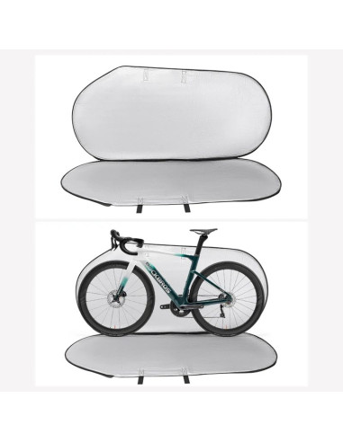 Pokrowiec elastyczny rockbros d002 torba transportowa na rowery szosowe i górskie 26" - czarny