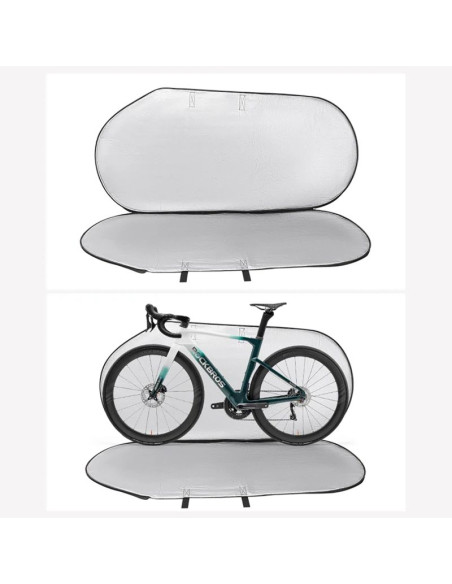 Pokrowiec elastyczny rockbros d002 torba transportowa na rowery szosowe i górskie 26" - czarny