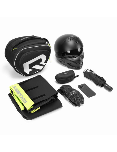 Torba motocyklowa rockbros a40-1 na bak motocyklowy 12l - czarna
