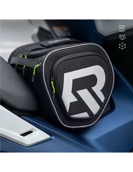 Torba motocyklowa rockbros a40-1 na bak motocyklowy 12l - czarna