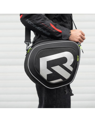 Torba motocyklowa rockbros a40-1 na bak motocyklowy 12l - czarna
