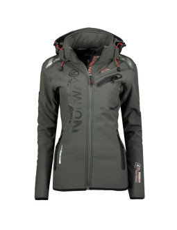 Kurtka softshell damska geographical norway reine grey/black lady 007  (wu6099f/gn grey/black)