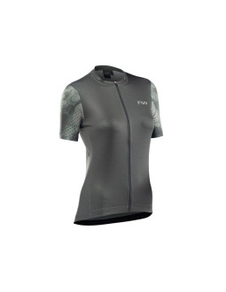 Koszulka rowerowa northwave origin woman jersey short sleeve zielony