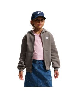 Bluza dla dzieci nike sportswear club fleece szara fd3004 289