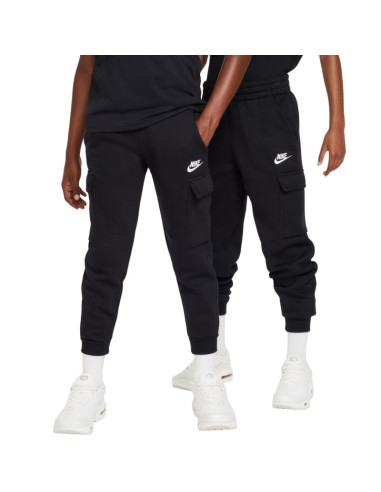 Spodnie dla dzieci nike sportswear club fleece czarne fd3012 010