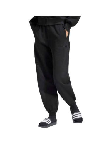 Spodnie damskie adidas kit small logo regular cuffed czarne ku7935