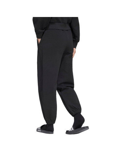 Spodnie damskie adidas kit small logo regular cuffed czarne ku7935