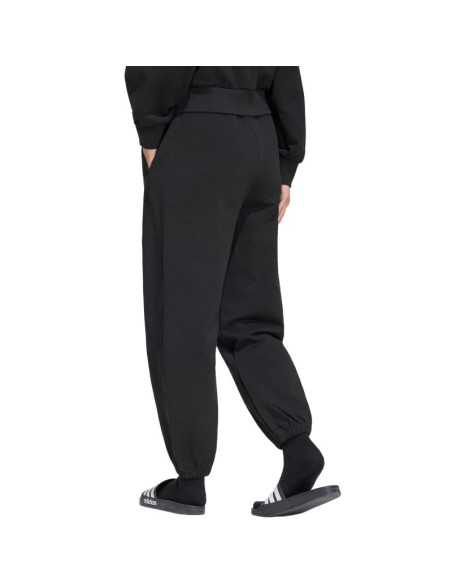 Spodnie damskie adidas kit small logo regular cuffed czarne ku7935