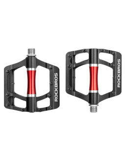Pedały rowerowe rockbros 2020-12cbk platformowe aluminiowe - czarne