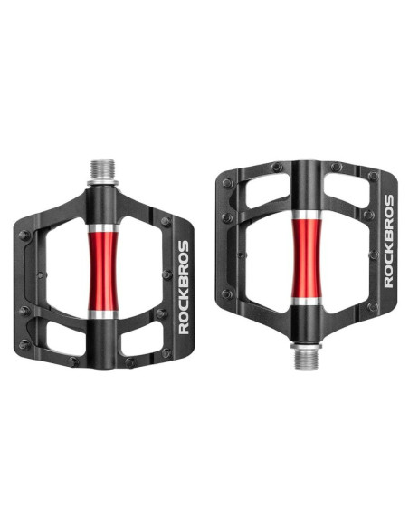 Pedały rowerowe rockbros 2020-12cbk platformowe aluminiowe - czarne