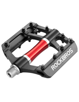 Pedały rowerowe rockbros 2020-12cbk platformowe aluminiowe - czarne 2