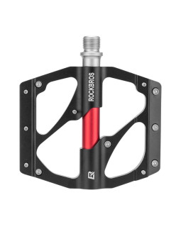 Pedały rowerowe rockbros 2020-12bbk platformowe aluminiowe - czarne