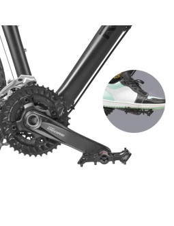 Pedały rowerowe rockbros 2020-12bbk platformowe aluminiowe - czarne 2