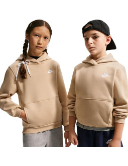 Bluza dla dzieci nike sportswear club fleece beżowa fd3000 286