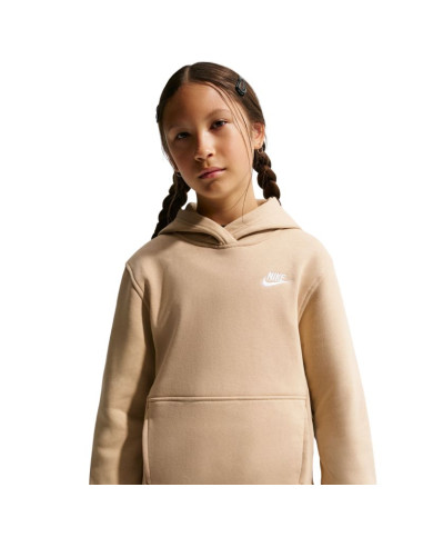 Bluza dla dzieci nike sportswear club fleece beżowa fd3000 286
