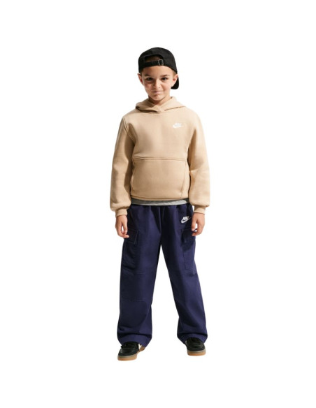 Bluza dla dzieci nike sportswear club fleece beżowa fd3000 286