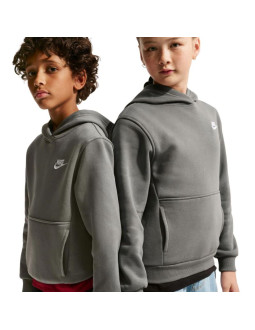 Bluza dla dzieci nike sportswear club fleece szara fd3000 289
