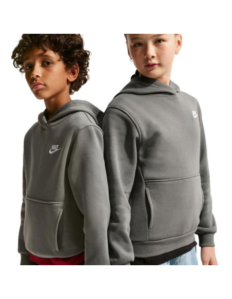 Bluza dla dzieci nike sportswear club fleece szara fd3000 289