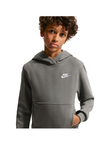Bluza dla dzieci nike sportswear club fleece szara fd3000 289
