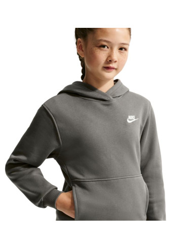Bluza dla dzieci nike sportswear club fleece szara fd3000 289