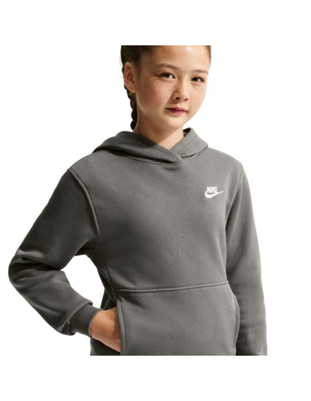 Bluza dla dzieci nike sportswear club fleece szara fd3000 289