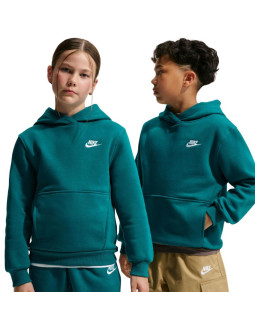 Bluza dla dzieci nike sportswear club fleece zielona fd3000 372