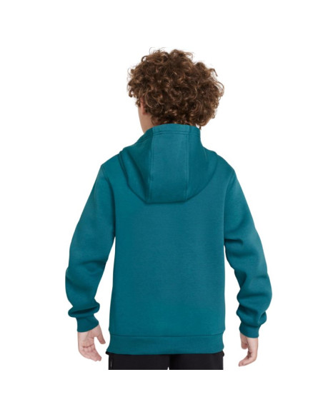 Bluza dla dzieci nike sportswear club fleece zielona fd3000 372
