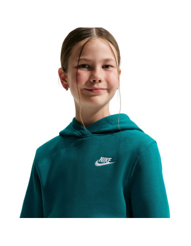Bluza dla dzieci nike sportswear club fleece zielona fd3000 372