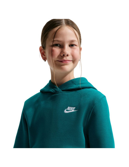 Bluza dla dzieci nike sportswear club fleece zielona fd3000 372