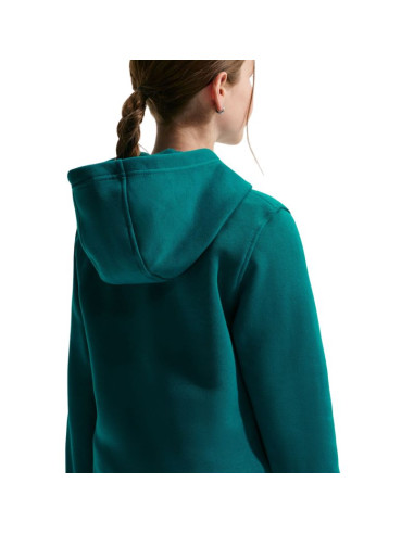 Bluza dla dzieci nike sportswear club fleece zielona fd3000 372
