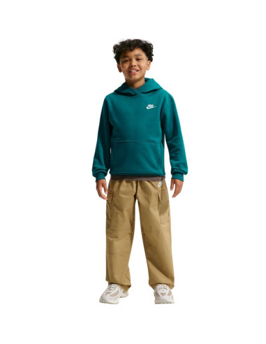 Bluza dla dzieci nike sportswear club fleece zielona fd3000 372