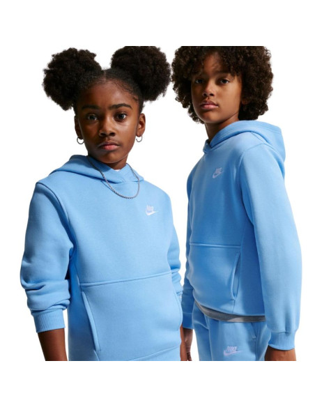 Bluza dla dzieci nike sportswear club fleece jasnoniebieska fd3000 497